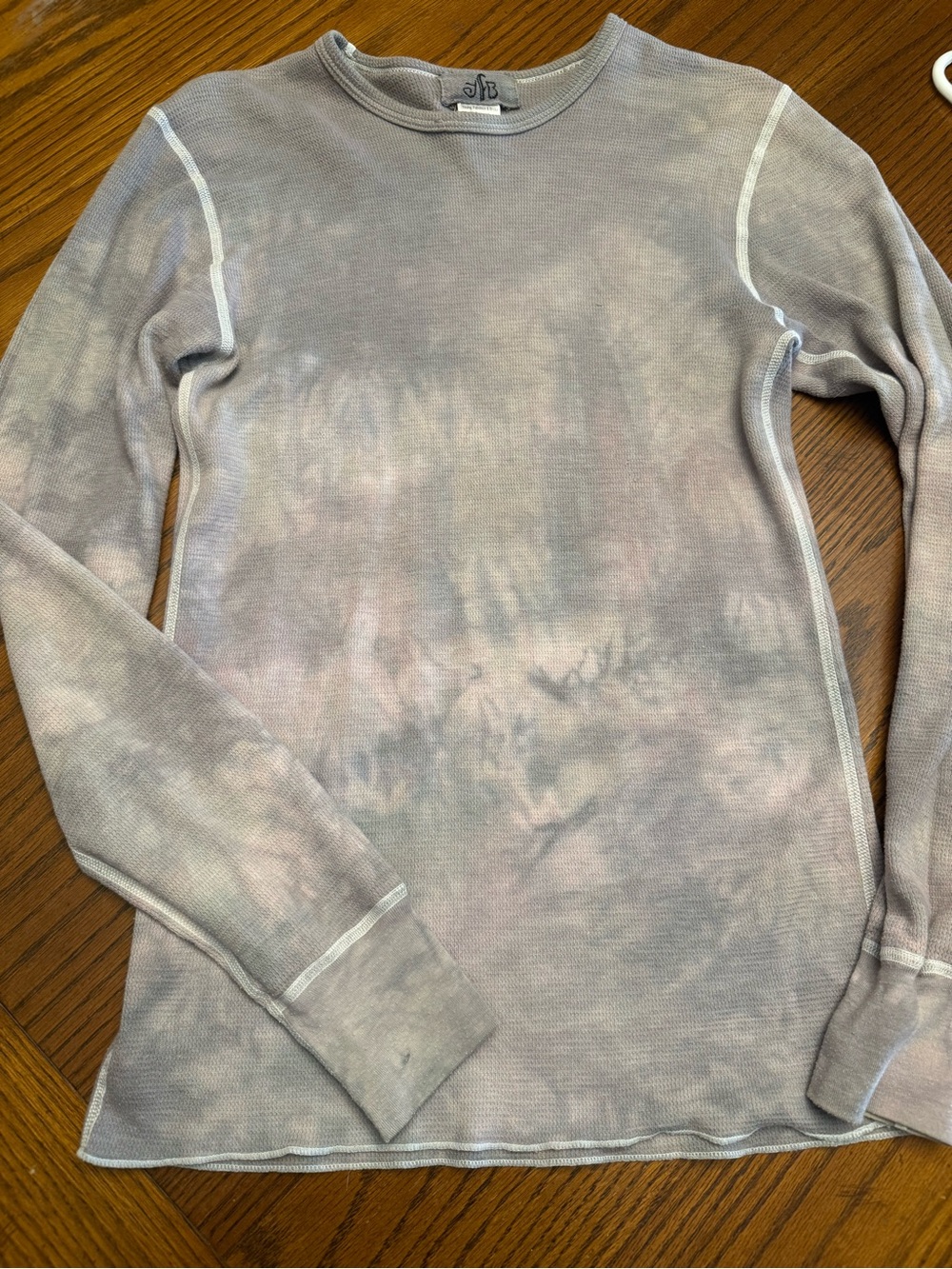 Young Fabulous & Broke Dusty Lavender Tie-Dye Waffle Crewneck